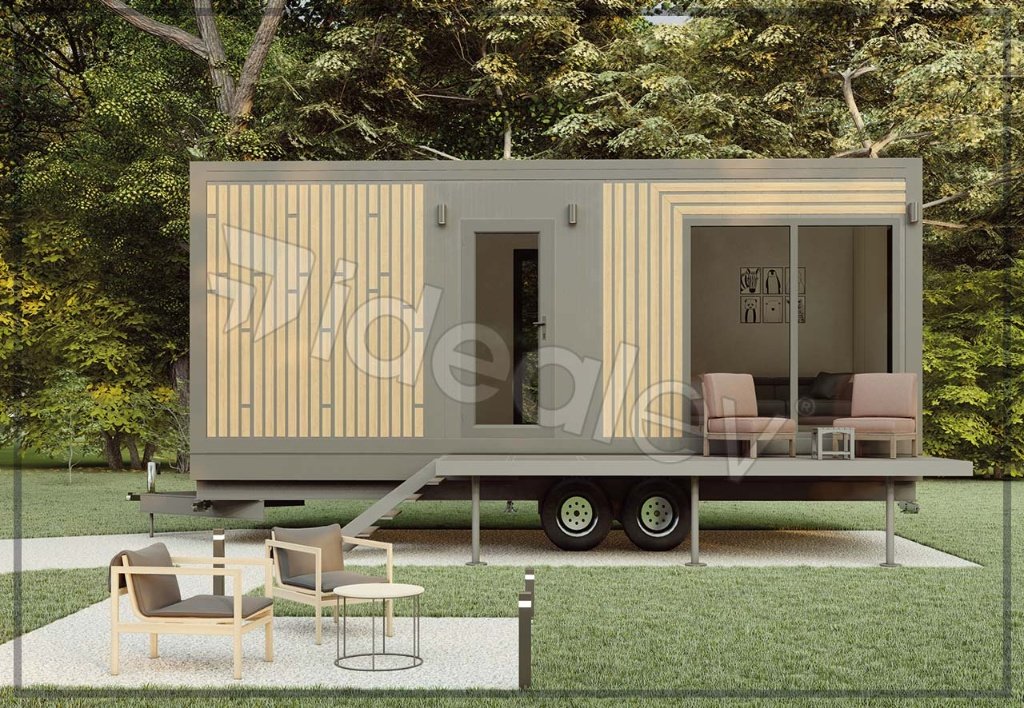 ELECTINY Tiny House Mobile double essieux
